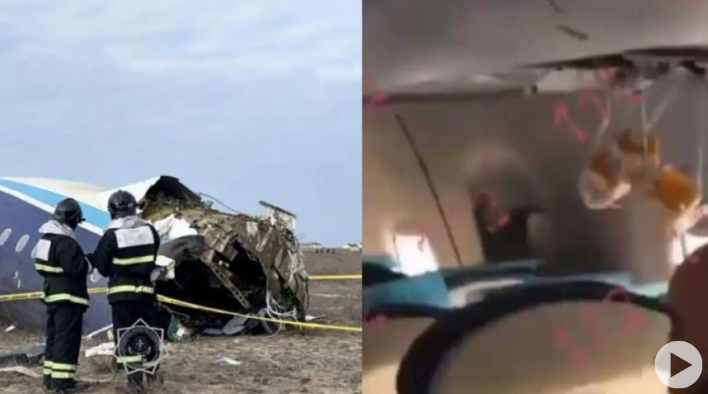 Βίντεο μέσα από την καμπίνα του αεροπλάνου που κατέπεσε
